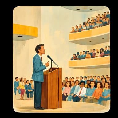 Lecturer vocabulary illustration
